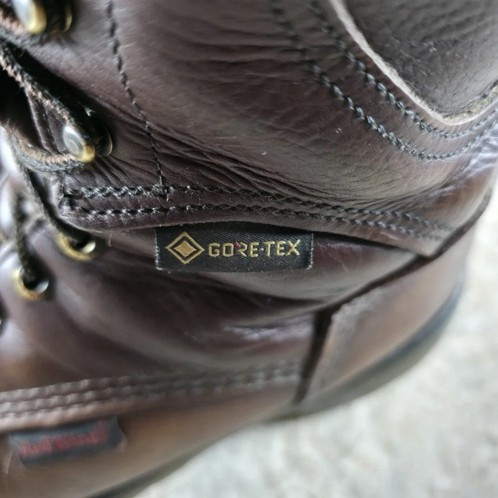 Red Wing 2412 Gore-Tex Waterproof Steel Toe Brown Work Boots Mens‎ Size 10